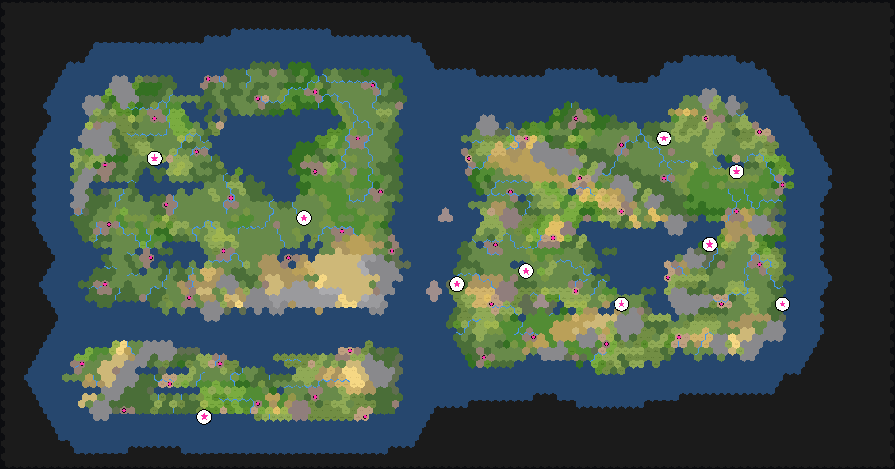 Multiple Continents sample