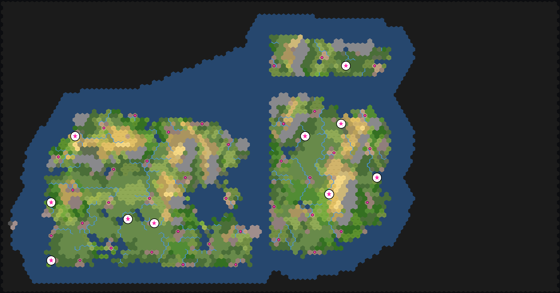Multiple Continents sample