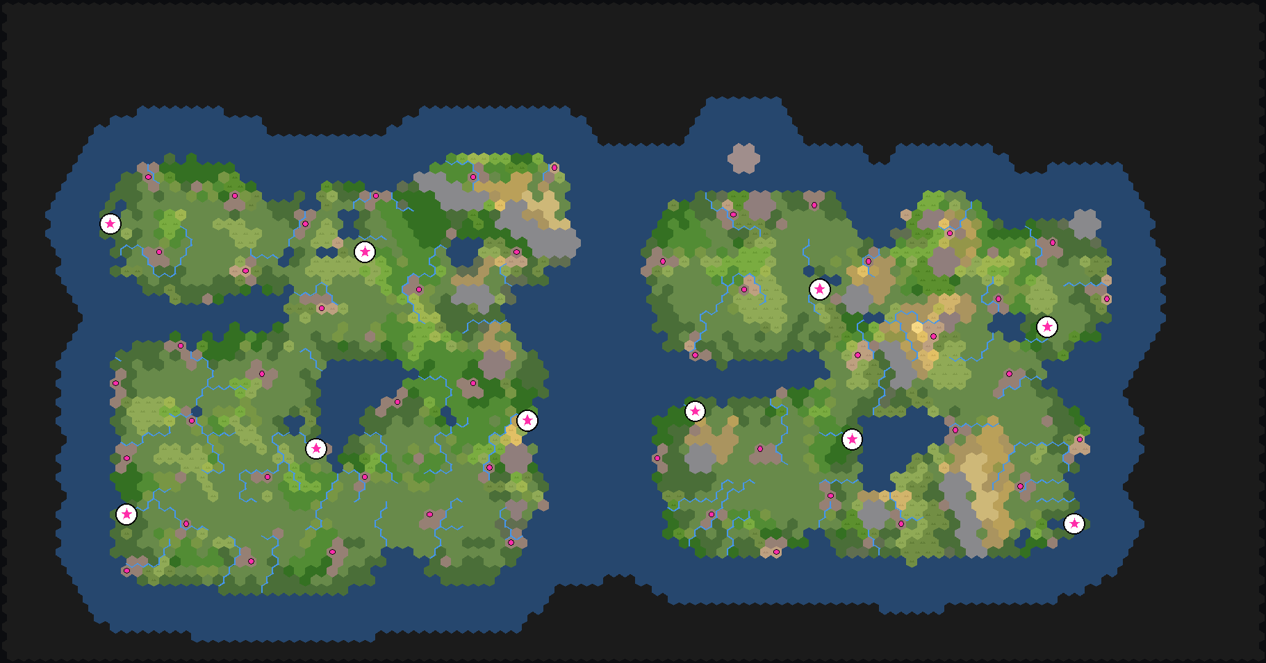 Multiple Continents sample
