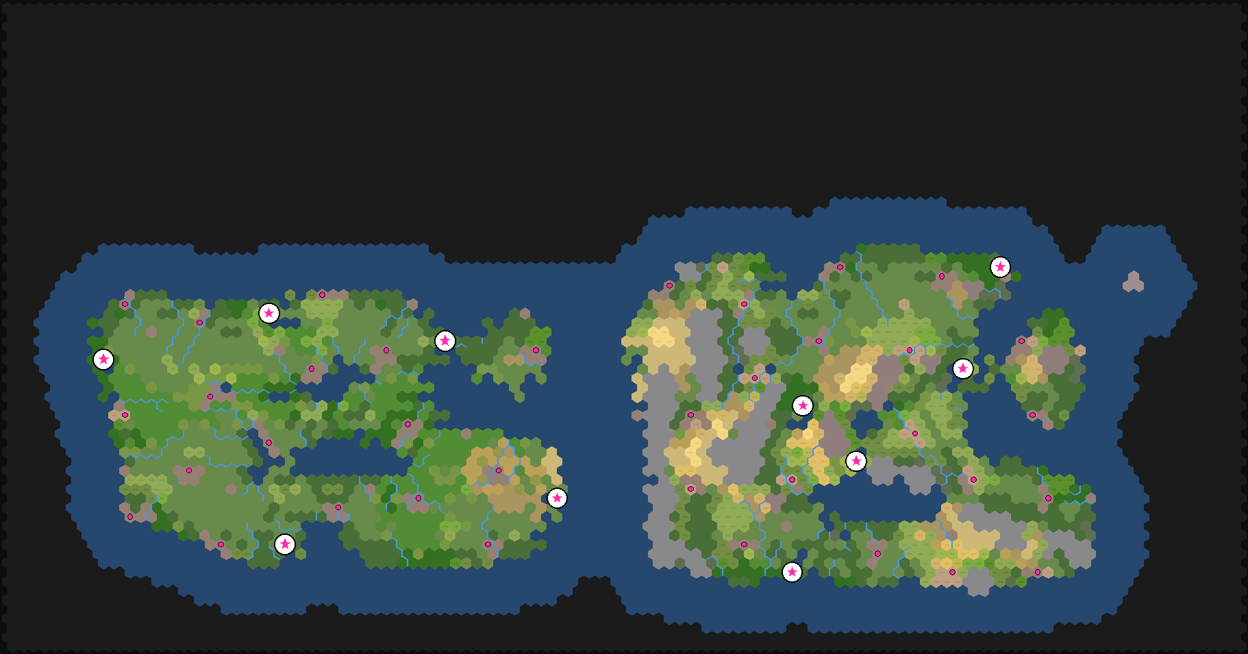 Multiple Continents sample