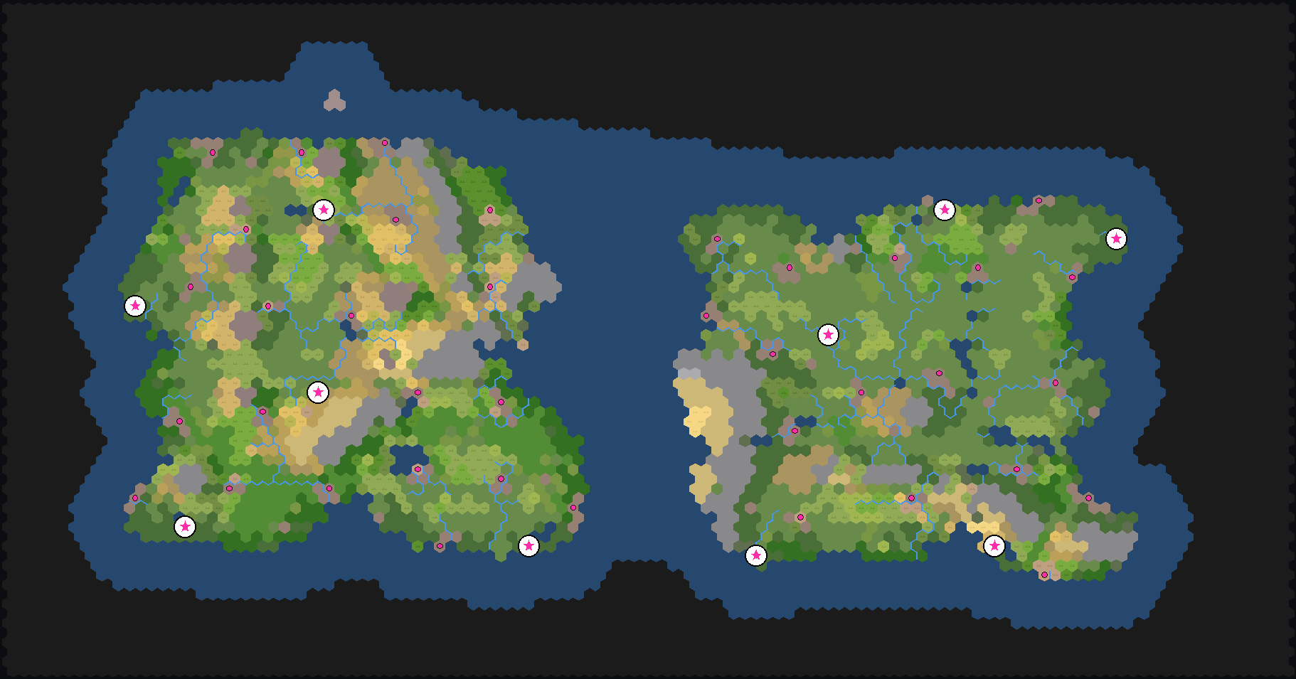 Multiple Continents sample