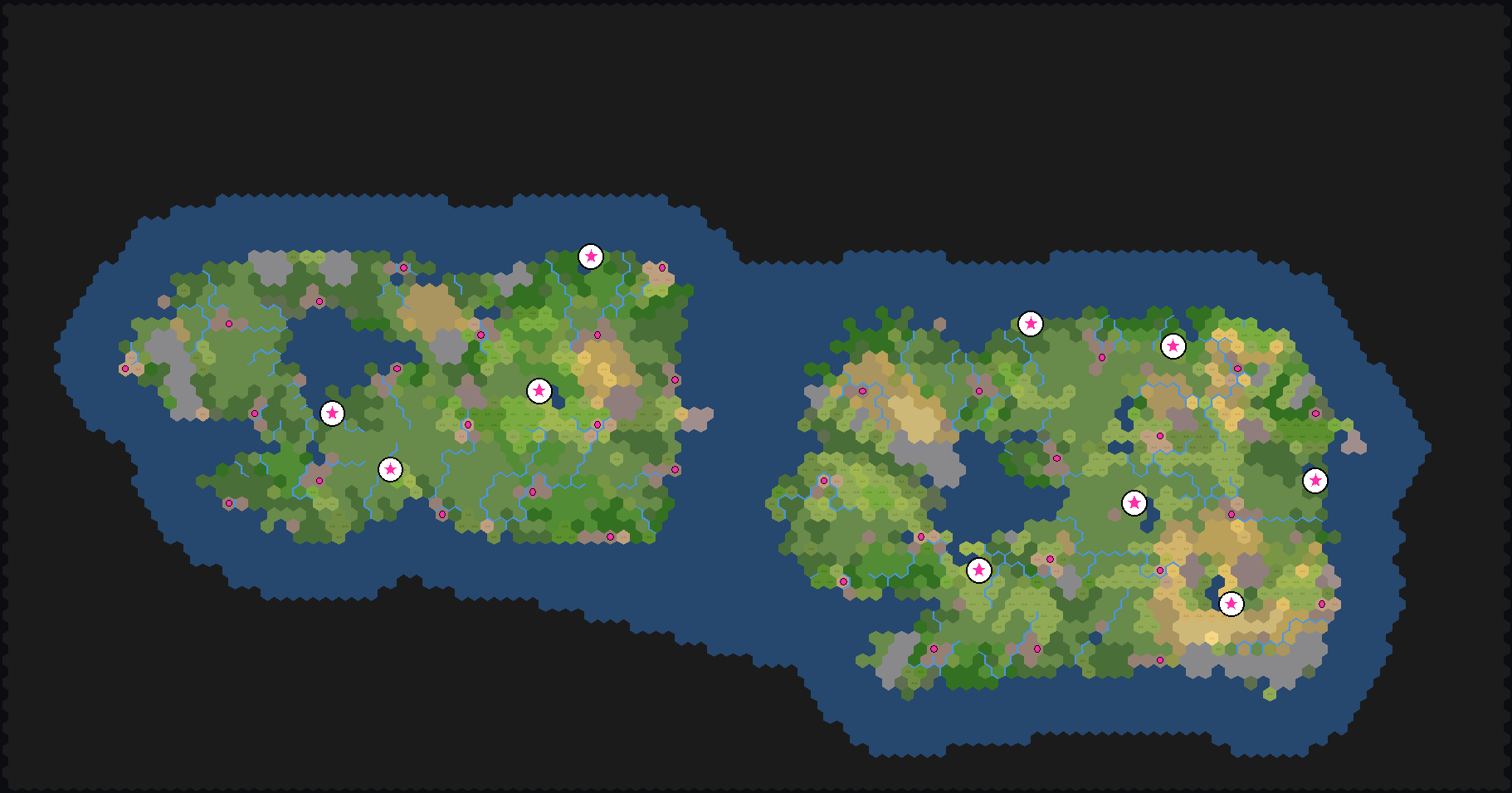 Multiple Continents sample