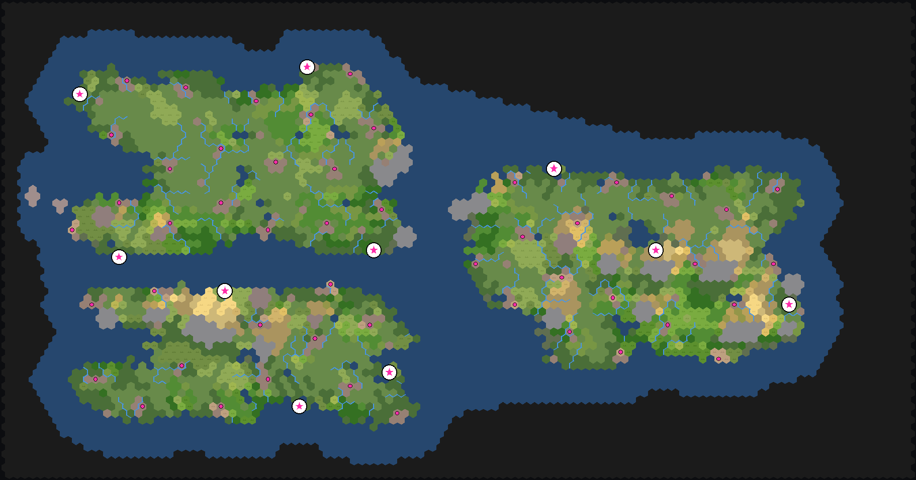Multiple Continents sample